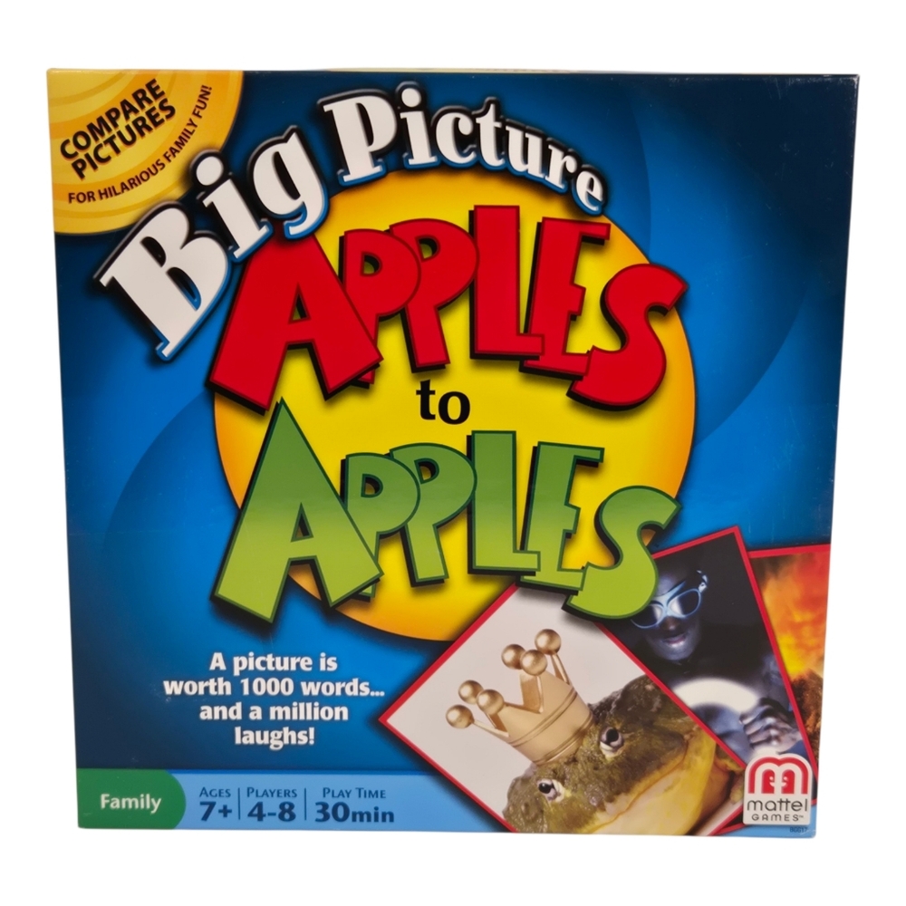 Apples to Apples Big Picture Game Mattel 2013 **COMPLETE**